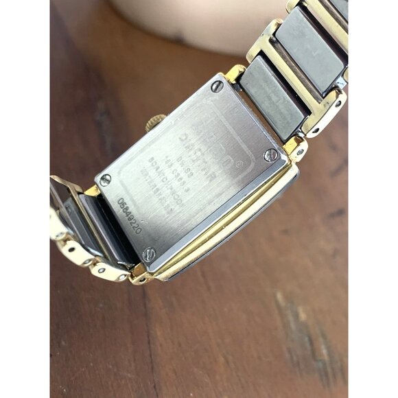 Rado Womens Watch 153.0383.3 Diastar Swiss Quartz Silver Dial Two Tone Tank 18mm - Picture 6 of 13